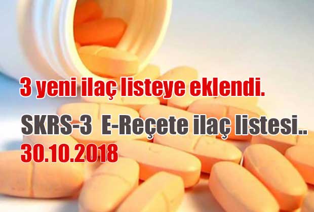 skrs-3-e-recete-ilac-listesi-30-10-2018-tarihli