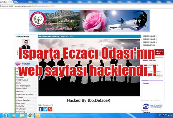 isparta-eczaci-odasi-nin-web-sayfasi-hacklendi